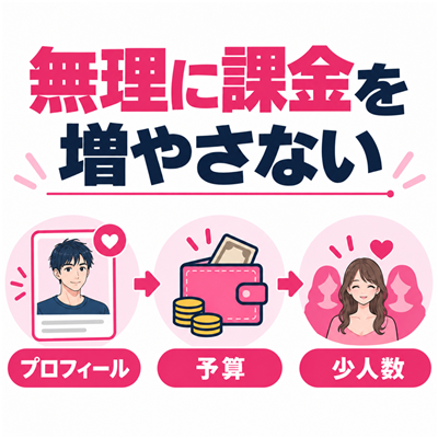 ワクワクメールでプロフィール・予算・少人数のやり取りから始め無理に課金を増やさない進め方